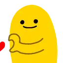 :blob_kataomoiheart: