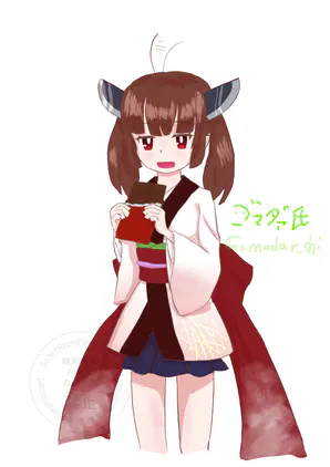 板チョコ食べるきりたん.png